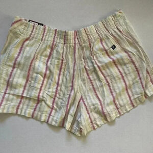 GAP Women’s XL Linen Shorts Pull-On Elastic Waist Lightweight Summer Casual